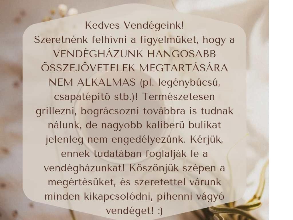 Sókristály Vendégház Demjén Esterno foto